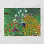 Cartão Postal Jardim de Algodão Gustav Klimt<br><div class="desc">Jardim de Algodão Gustav Klimt</div>