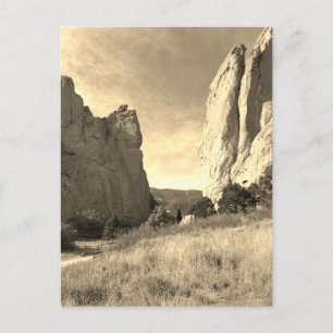 Cartão Postal Jardim de Colorado dos Deuses Falésias Vermelhas S