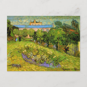 Cartão Postal Jardim de Daubigny por Vincent van Gogh, Le Jardin