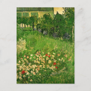 Cartão Postal Jardim de Daubigny por Vincent van Gogh, Le Jardin