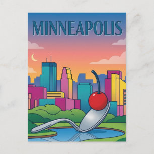 Cartão Postal Jardim de Esculturas de Minneapolis