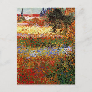 Cartão Postal Jardim de Flor (F430) Van Gogh Belas Artes
