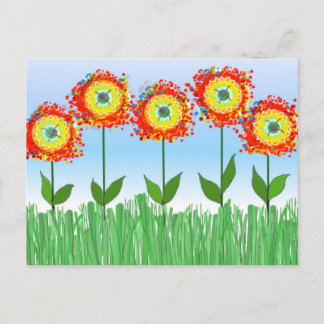 Cartão Postal Jardim de Flores Caprichoso