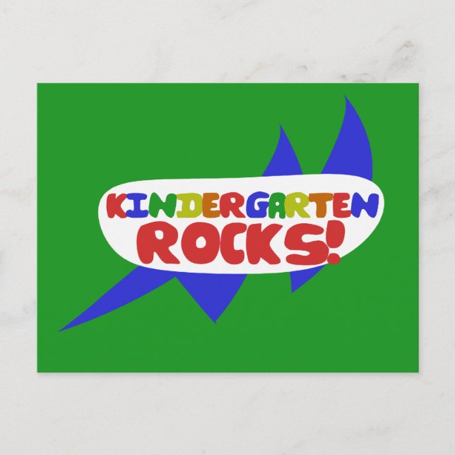 Cartão Postal Jardim de Infância ROCKS (Frente)