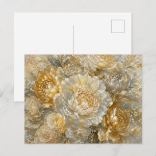 Cartão Postal Jardim de Marfim Dourado