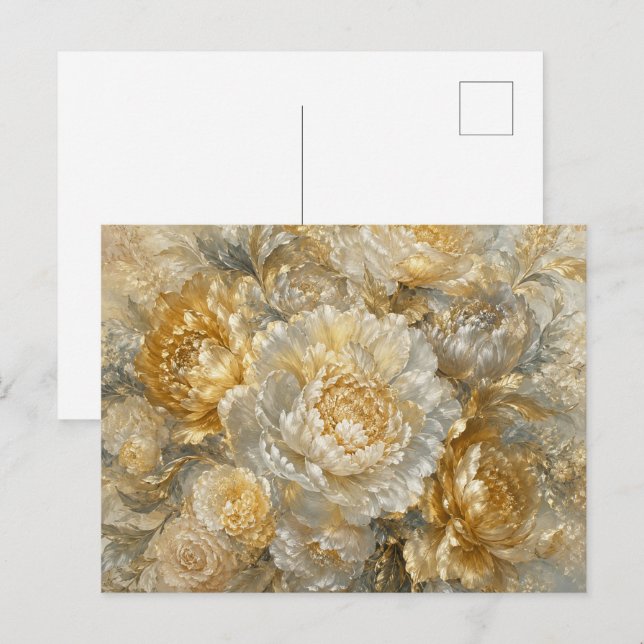 Cartão Postal Jardim de Marfim Dourado (Frente/Verso)