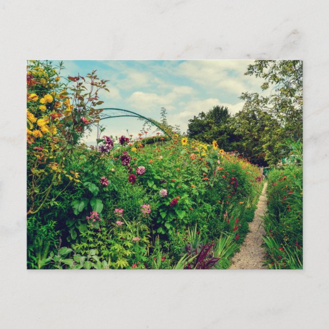 Cartão Postal Jardim de Monet (Frente)
