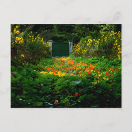 Cartão Postal Jardim de Monet, Giverny, França no outono