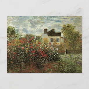Cartão Postal Jardim de Monet na Argentina por Claude Monet