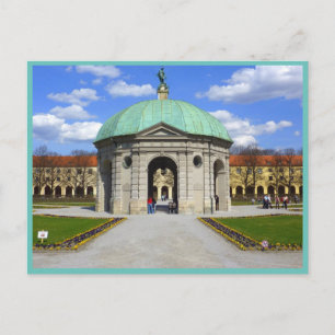 Cartão Postal Jardim de Munique (Hofgarten)