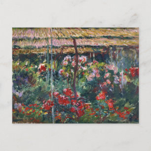 Cartão Postal Jardim de Peônias   Claude Monet