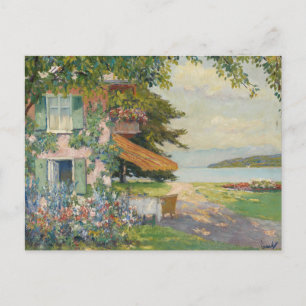 Cartão Postal Jardim de primavera em Starnberg   Edward Cucuel