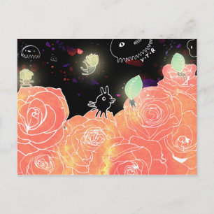 Cartão Postal Jardim de rosas 2014