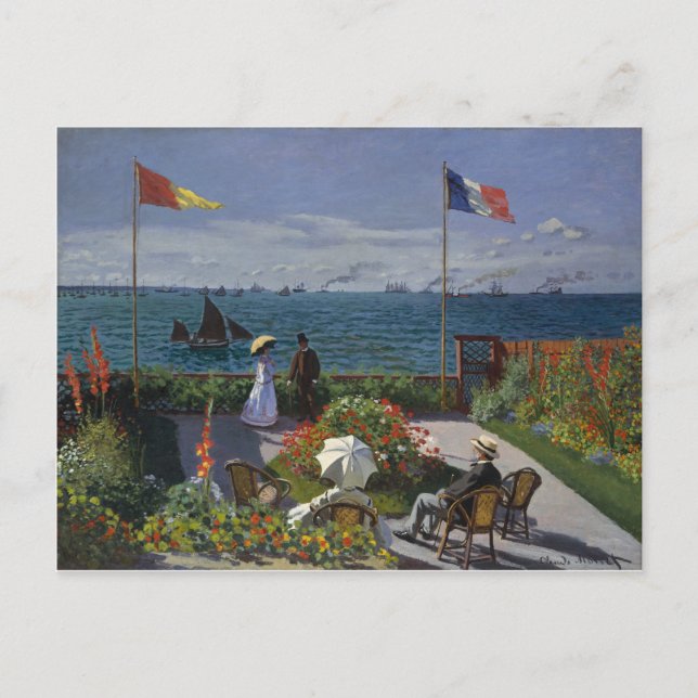 Cartão Postal Jardim de Sainte-Adresse (1867) (Frente)