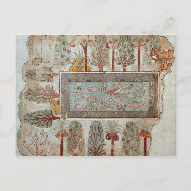 Cartão Postal Jardim de uma propriedade privada com ornamentação (Frente)