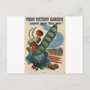 Cartão Postal jardim de vitória do poster ww2