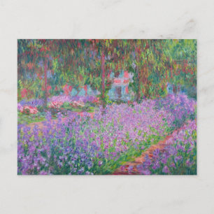 Cartão Postal Jardim do Artista em Giverny por Claude Monet