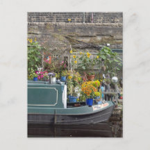 Jardim e barco estreito