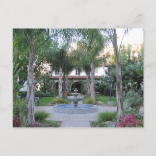 Cartão Postal Jardim e Fonte da Missão de Ventura