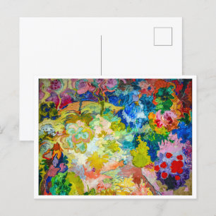 Cartão Postal Jardim Flor Carl Lohse