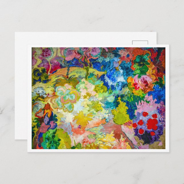 Cartão Postal Jardim Flor | Carl Lohse | (Frente/Verso)