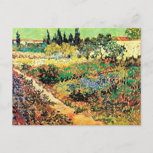 Cartão Postal Jardim Flor com Caminho, Vincent van Gogh