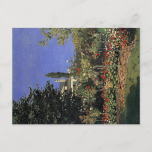 Cartão Postal Jardim Florestal Em Sainte Adresse - Claude Monet