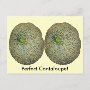 Cartão Postal Jardim Fresco Cantaloupe