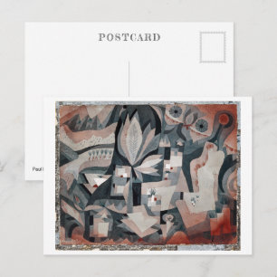 Cartão Postal Jardim Fresco e Seco   Paul Klee  