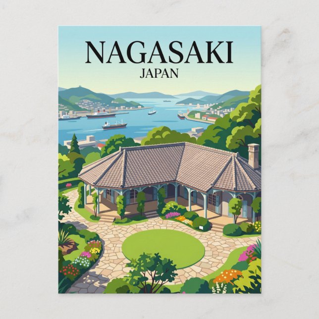 Cartão Postal Jardim Glover Japão (Frente)
