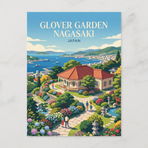 Cartão Postal Jardim Glover Nagasaki Japão