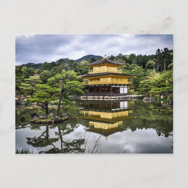 Cartão Postal Jardim Japonês Pitoresco (Frente)