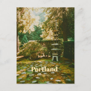 Cartão Postal Jardim Japonês, Portland, Oregon Lembrança