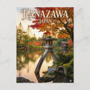 Cartão Postal Jardim Kenroku-en Japão