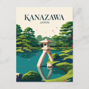 Cartão Postal Jardim Kenroku-en Japão