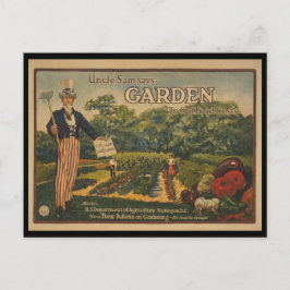 Cartão Postal Jardim Para Reduzir Custos De Comida