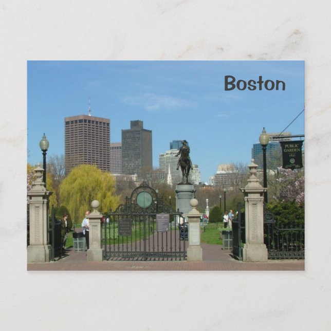 Cartão Postal Jardim Público (Frente)