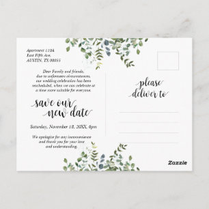 Cartão Postal Jardim Verde, O Amor é Paciente, Adiamento