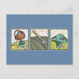 Cartão Postal Jardinagem