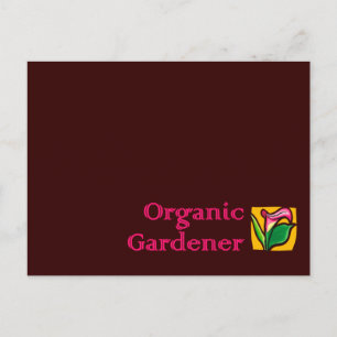 Cartão Postal Jardineiro Orgânico - Lírios Calla