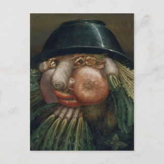 Cartão Postal Jardineiro Vegetal - Giuseppe Arcimboldo