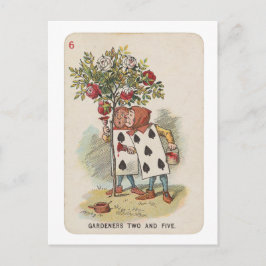 CARTÃO POSTAL JARDINEIROS DOIS & SETE - ALICE NO PAÍS DAS MARAV