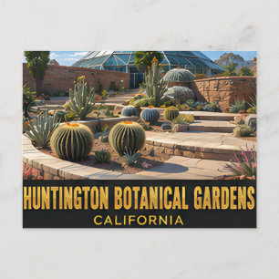 Cartão Postal Jardins Botânicos Huntington Califórnia Cultural