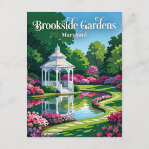 Cartão Postal Jardins Brookside EUA