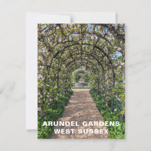 Cartão Postal Jardins de Arundel em Primaveras, Foto de West Sus
