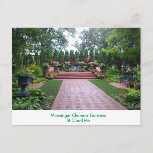 Cartão Postal Jardins de Munsinger Clemens