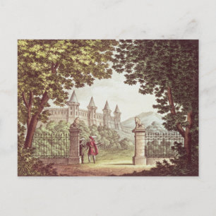 Cartão Postal Jardins do Castelo de Windsor