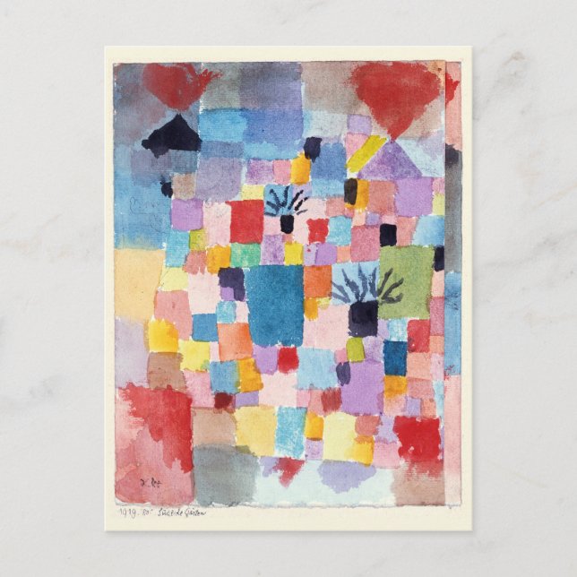 Cartão Postal Jardins do Sul | Paul Klee | (Frente)