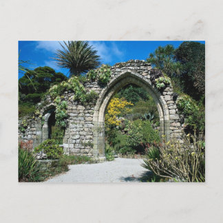 Cartão Postal Jardins, Ilhas Scilly, Inglaterra