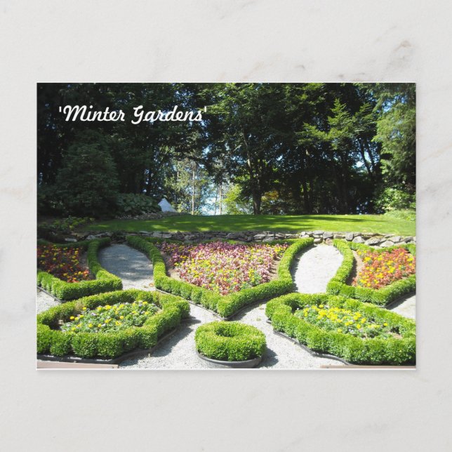 Cartão Postal Jardins Minter - A Coroa (Frente)